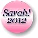 Sarah Palin 2012 Button