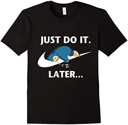 Men's Men's just do it. later T-Shirt Medium Black