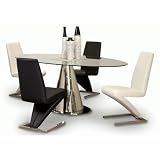 Tamara 5 Piece Oval Table Set