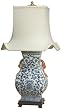 Best Great Good Unbeatable Price Value Deal - 27" Ming Blue & White Porcelain Urn Classic Oriental Table Lamp