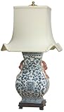 Best Great Good Unbeatable Price Value Deal - 27" Ming Blue & White Porcelain Urn Classic Oriental Table Lamp