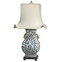 Best Quality Price Value Deal - 27" Ming Blue & White Porcelain Urn Classic Oriental Table Lamp