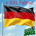 6 Mtr. Fahnenmast + XL Deutschlandflagge