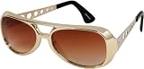 Retro Silver / Gold Elvis Presley Party Sunglasses