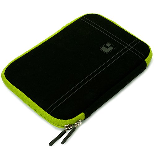More of Green Black Limited Edition Stylish Sleeve Premium Cover Case with Aerotechnology Protection and with front pocket for accessories For Barnes & Noble NOOK COLOR eBook Reader Tablet + Includes a eBigValue (TM) Determination Hand Strap + Includes a Universal Graphic Designer Stylus Pen used for navigating your eReader