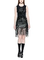 JUST CAVALLI Falda Piel (Negro)