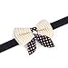 Bestpriceam (TM) Hot Cute Knit Bowknot Adjustable PU Leather Dog Puppy Pet Collars Necklace Black