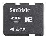 Sandisk 4GB M2 Memory Stick Micro (SDMSM2-4096/004G, Bulk Package)