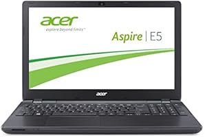Acer Aspire E5-521-60Y6 39,6 cm (15,6 Zoll) Notebook (AMD Quad-Core A6-6310, 1,8GHz, 4GB RAM, 1TB HDD, AMD Radeon R4 Graphics, DVD, Win 8) schwarz
