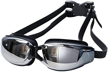SLLY Anti Fog Swim Goggles with Free Protection Black