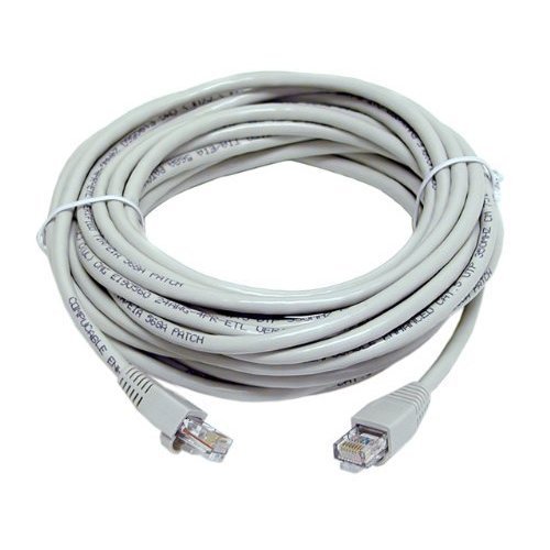 White 50FT CAT5 CAT5e RJ45 PATCH ETHERNET NETWORK CABLE 50 FT For PC, Mac, Laptop, PS2, PS3, XBox, and XBox 360 to hook up on high speed internet from DSL or Cable internet.