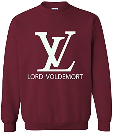 Lord Voldemort Sweatshirt, Harry Potter Inspired Sweater (XL, Burgundy)