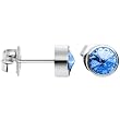 6mm Bezel December Birthstone Stud Earrings
