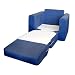 Microsuede Chair Sleeper - Blue
