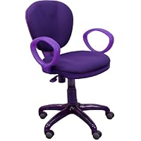 Children's Purple Computer Chair - WL-1156-PURPLE-GG
