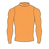 Men's Under Armour ColdGear Longsleeve Mock Turtleneck Top - Orange