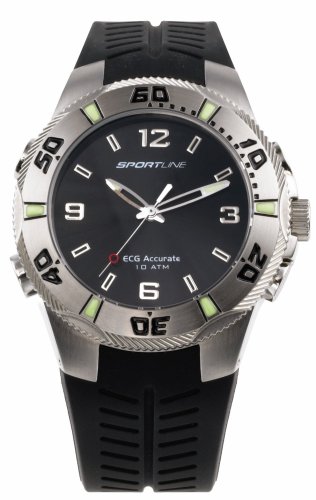 Sportline 775 Men's Analog Strapless Heart Rate Monitor Watch