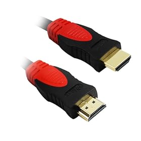 GTMax High Speed GOLD-PLATED HDMI Cable Version 1.4 with Ferrite Cores Supports 4096�2160p Resolution - (Black / 3 ft)