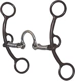 Metalab Antique 6 Lifter Ported Snaffle Gag Bit - Antique - 5 1/8