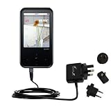 International Wall Home AC Charger for the iRiver S100 - uses Gomadic TipExchange Technology