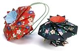 Hana-kuruma (Flower Wheel) - Shoyeido Hanging Sachet - Origami Paper Container