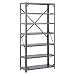 Edsal HC30127 Steel 7-Shelf Shelving Unit, 750 lb Capacity, 30" Width x 60" Height x 12" Depth