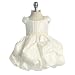 Baby Girls Ivory Satin Bubble Easter Pageant Flowe...