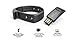 OUMAX® FIT T1S Activity and Fitness Tracker(Pack Includes 3 Colored Bands in Black/Green/Red)