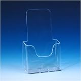 Produkt-Bild: VITAdisplays&reg; "1/3 A4" Prospektst&auml;nder, Flyerhalter, Prospekthalter, Transparent (NE-104)