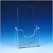 VITAdisplays� "1/3 A4" Prospektst�nder, Flyerhalter, Prospekthalter, Transparent (NE-104)