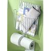 CHROME Toilet Tank MAGAZINE RACK Tissue Paper HOLDER NU