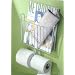 CHROME Toilet Tank MAGAZINE RACK Tissue Paper HOLDER NU
