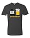 Panoware Men's I Make Beer Disappear Superpower Funny T-Shirt, Heavy Metal, X-Large
