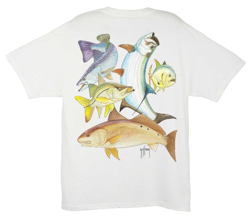 Guy Harvey Inshore Collage T-Shirt