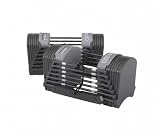PowerBlock SportBlock Adjustable 3- to 24-Pounds per Dumbbell Set