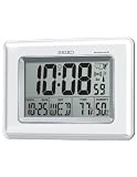 Seiko White Case Advanced Technology Clock - QHR020WLH