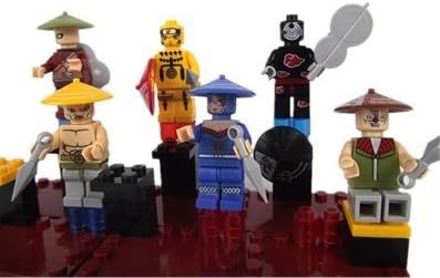 1 Set of 6 Naruto Assembled Toy Building Blocks Toys for Childs