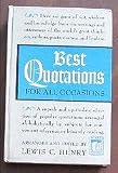 Best Quotations For All Occassions