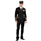 Costume Supercenter : Mile High Pilot Hugh Jorgan Adult Costume