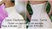 Wedding Gown Zipper Replacement Adjustable Fit Corset Back Kit Lace-Up Ivory 18"