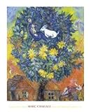 Autumn in the Village by Marc Chagall. Size 22.00 X 27.00 Art Poster Print