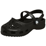 crocs Womens Mary Jane,Black,9 M