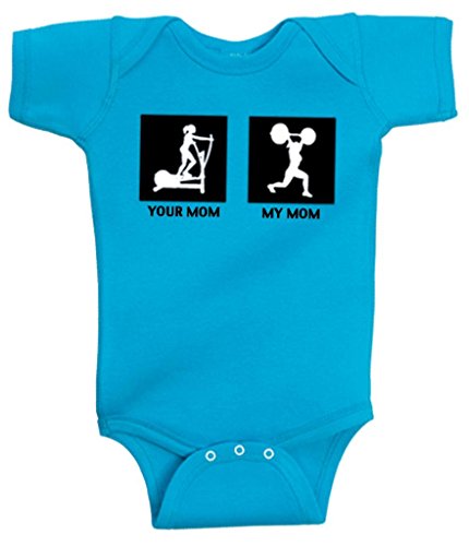 SoRock Kids My Mom Onesie Blue