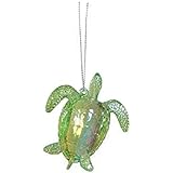 Acrylic Sea Turtle Hanging Christmas Ornament