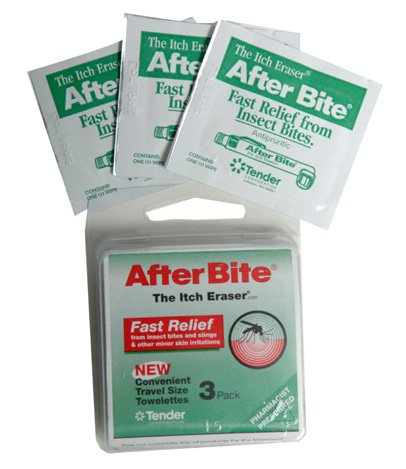 SportingGoods: Adventure Medical Kits AFTER BITE TRAVEL WIPES 3 PACK 0165 1340