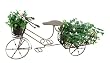 Red Carpet Studios Bronze Tricycle With Cart Planter