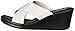 Skechers Cali Women's Rumblers-Metal Mama Wedge Sandal, White Gem, 7 M US