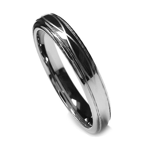 Top Value Jewelry - Women Tungsten Wedding Band, Her Tungsten Carbide Ring, Infinity Lucky Ring in Chrome Color, Women 6MM (size 5-8) - Half Sizes Available (6) Top Value Jewelry - Women Tungsten Wedding Band, Her Tungsten Carbide Ring, Infinity Lucky Ring in Chrome Color, Women 6MM (size 5-8) - Half Sizes Available (6)