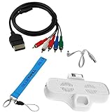 GTMax TV Component Cable + Console Stand + Cooling Fan Base for Microsoft X ....