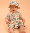Sckoon Organic Cotton Round Kimono Blue Pear 6-12 Month